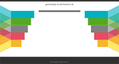 Desktop Screenshot of genealogie-in-pirmasens.de