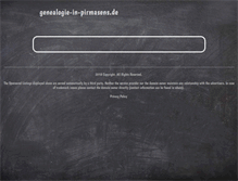 Tablet Screenshot of genealogie-in-pirmasens.de